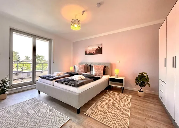 Appartamento Dresden Rooftop Apartment Mit 2 Balkone, Stellplatz, Top Anbindung